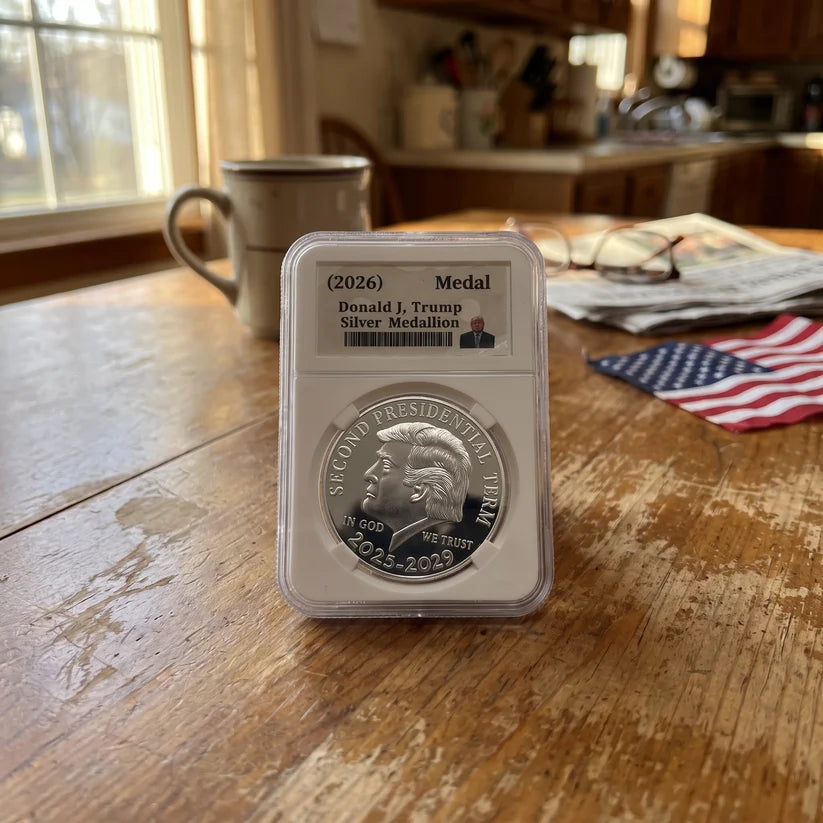 President Trump Second Edition Silver Medallion